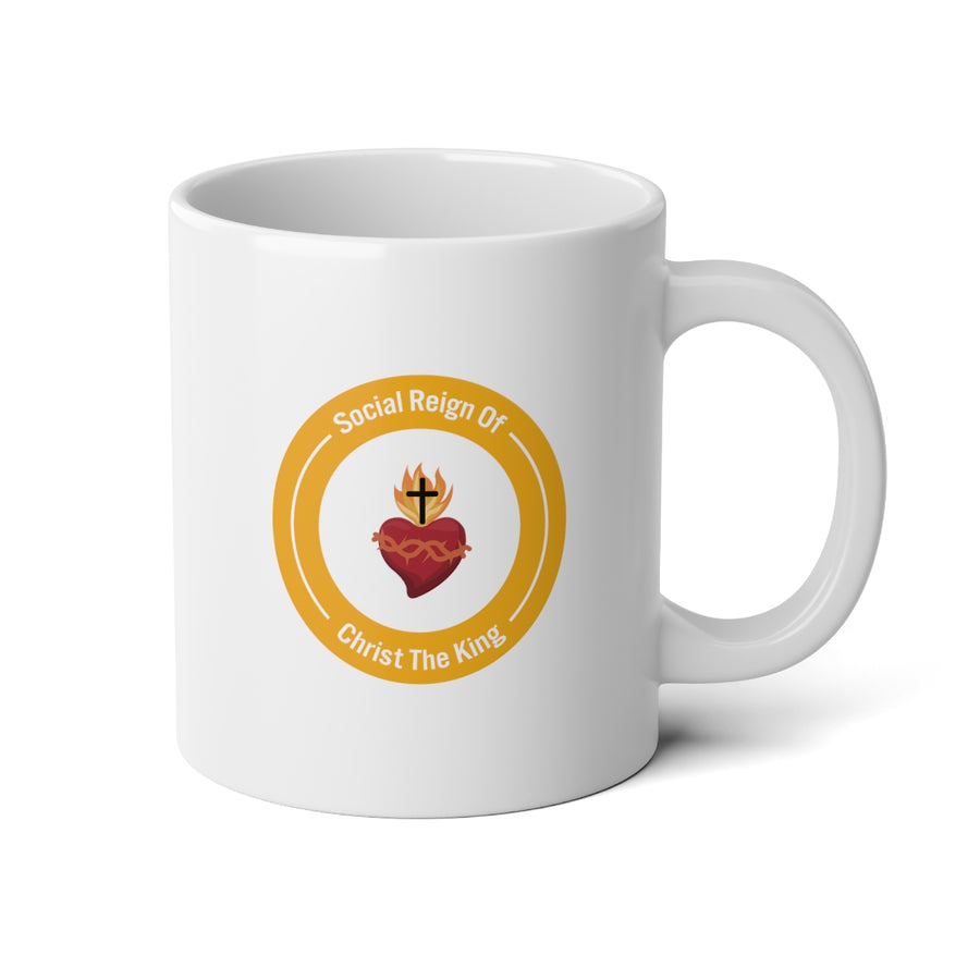 Coffee Mug Cup Jesus is King Catholic Traditional Christmas birthday gift Christianity Religious