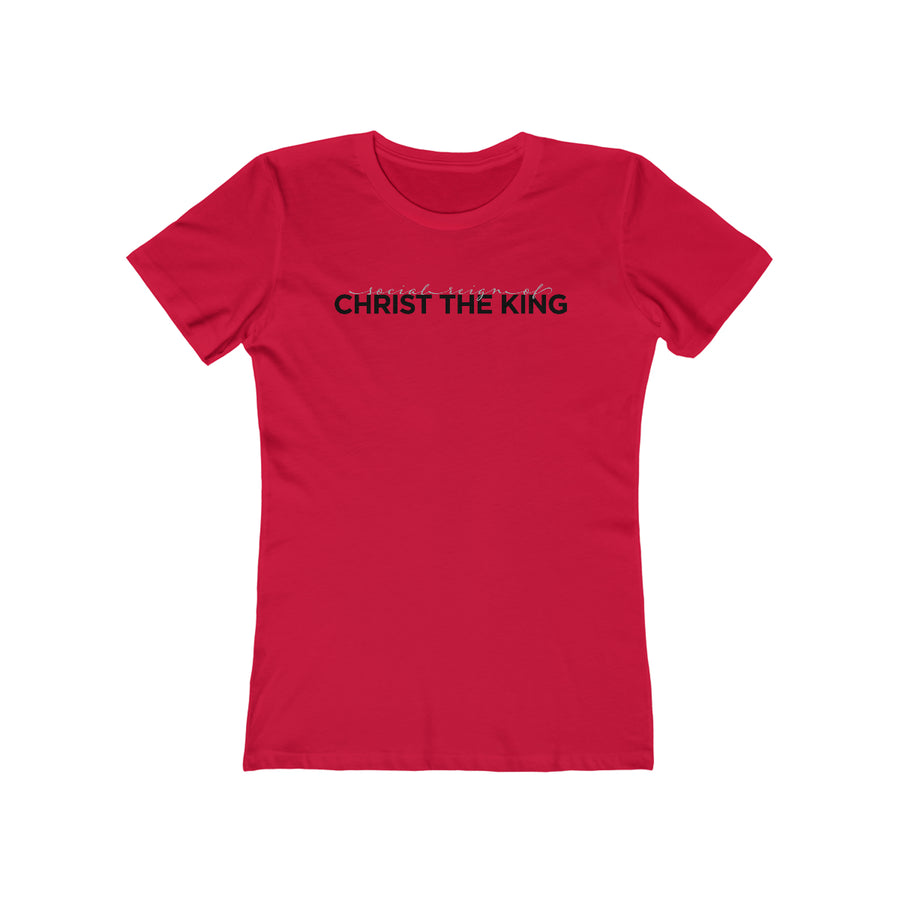Religious Christ the king Christian Gift elegant Catholic Women's Tee Shirt