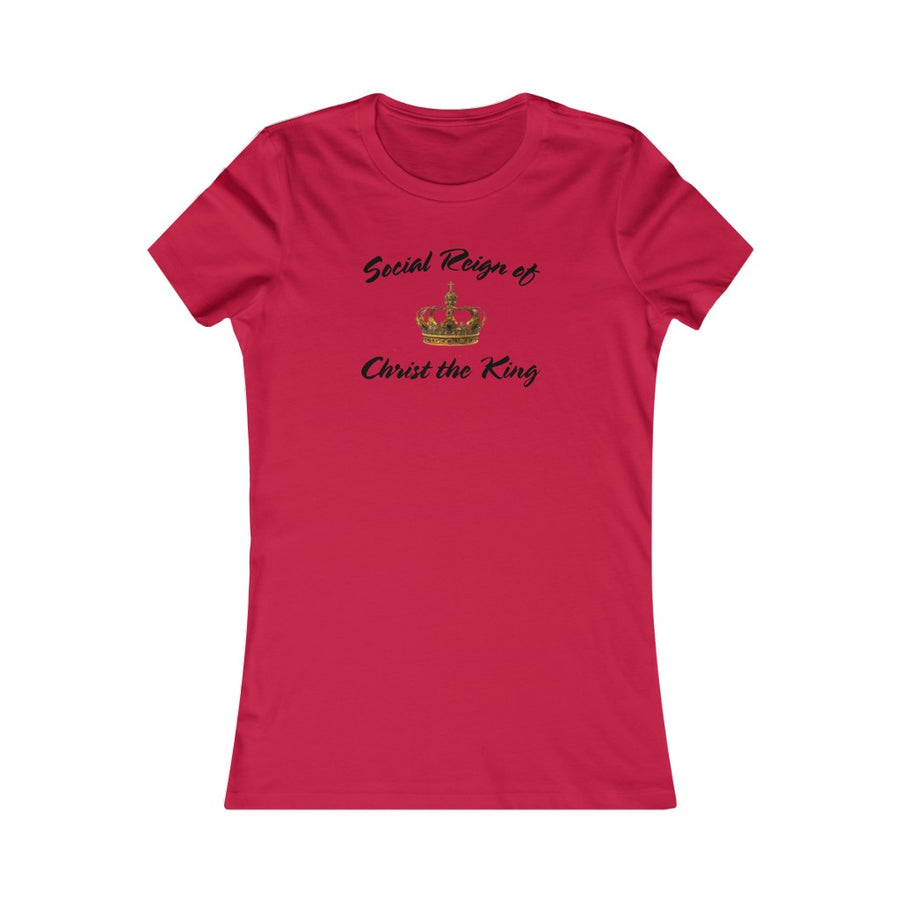 Women's Christian Catholic Christ the King traditional church Favorite Tee shirt