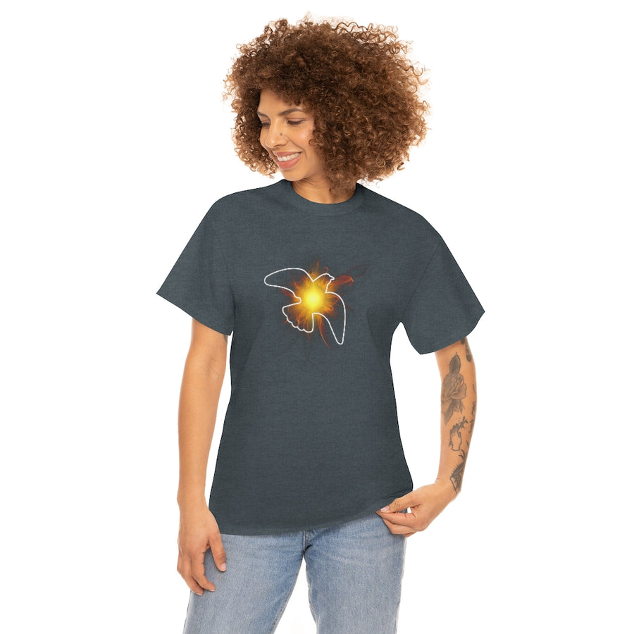 Holy Ghost Dove Christian Religious Cotton Tee Shirt