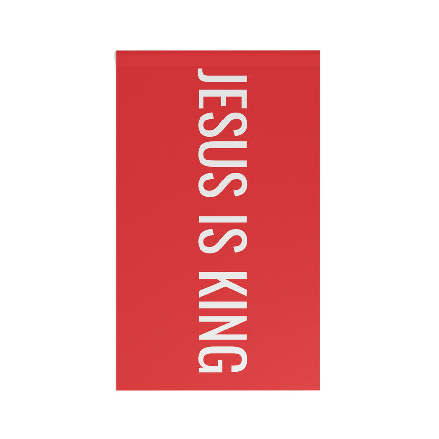 Jesus is King religious Banner